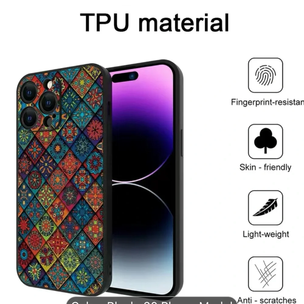 Brand New Bohemian Pattern Mobile Case for IPhone 14 Pro Max